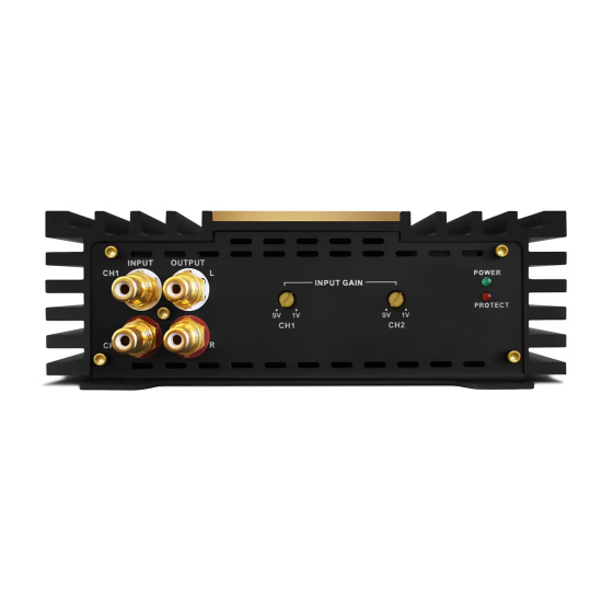 ZAPCO Z-150.2 AP 2-kanałowy wzmacniacz klasy AB klasy audiofilskiej 2-kanałowy wzmacniacz audiofilski klasy A/AB, moc przy 4Ω: 2 x 150 W